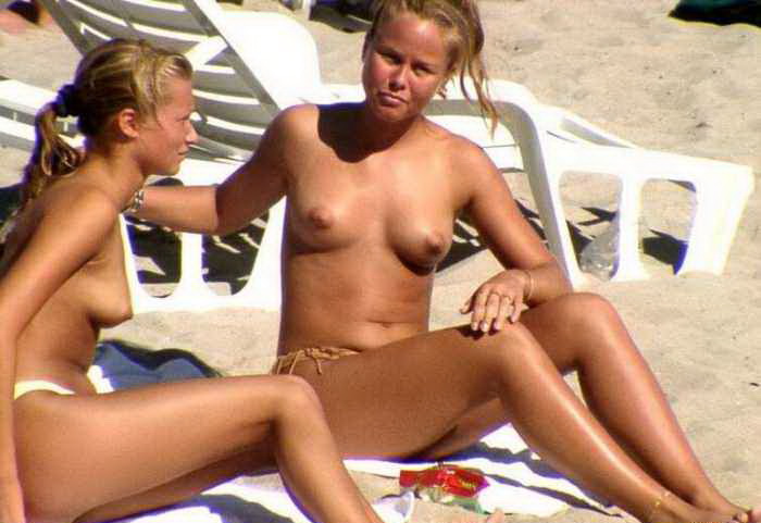 Beautiful Babes Topless On The Sunny Beaches