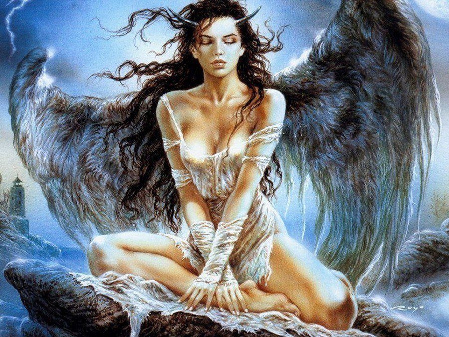 By Luis Royo Fallen Angel By Luis Royo Fallen Angel
