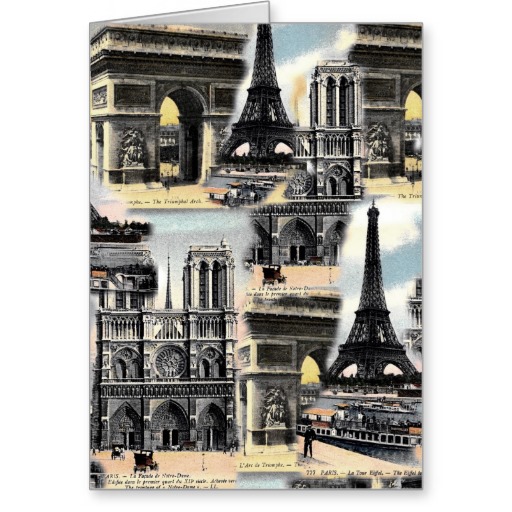 Eiffel Tower Greeting Cards Eiffel Tower Greeting Cards