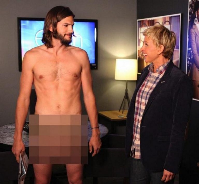 Ellen Degeneres Ashton Kutcher