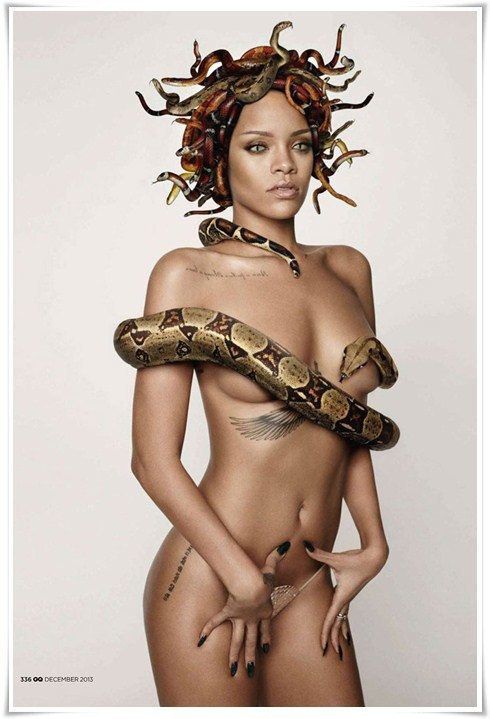 Rihanna Nude Snake Photoshoot HD Photos Rihanna Nude Snake Photoshoot HD Photos