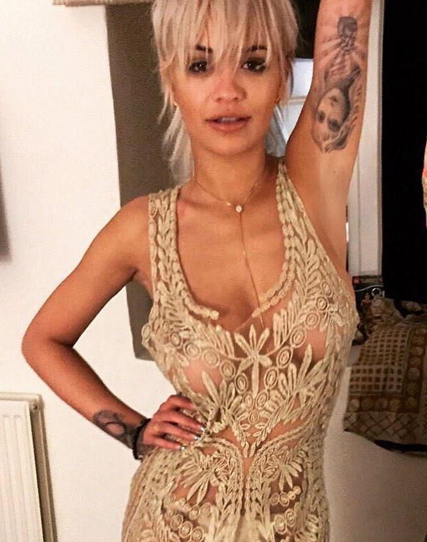 Rita Ora See Through Tits