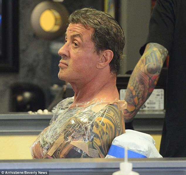 Sylvester Stallone Tattoos