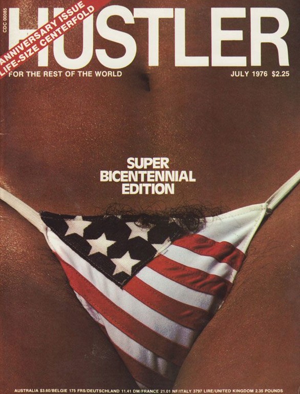 1976 Hustler Magazine Cover 1976 Hustler Magazine Cover