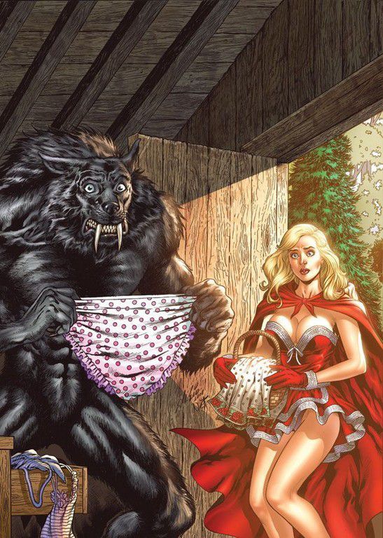 Adult Red Riding Hood Big Bad Wolf Adult Red Riding Hood Big Bad Wolf