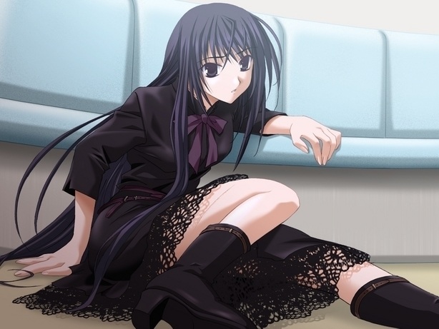 Anime Girl With Black Hair Anime Girl With Black Hair