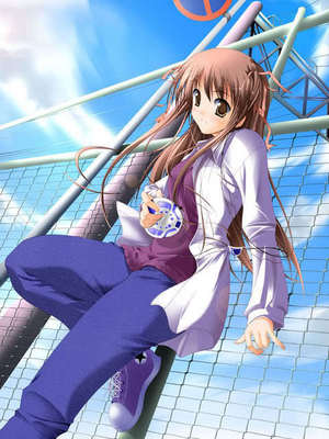 Anime Girl With Brown Hair Blue Eyes Anime Girl With Brown Hair Blue Eyes