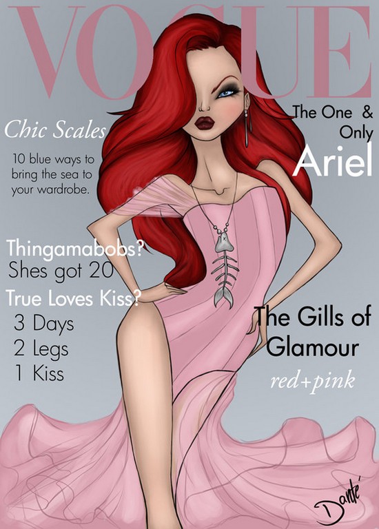 Ariel Disney Vogue Cover Ariel Disney Vogue Cover