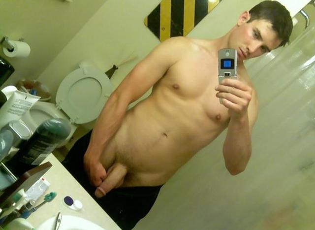 Bathroom Hung Cock Selfie Bathroom Hung Cock Selfie