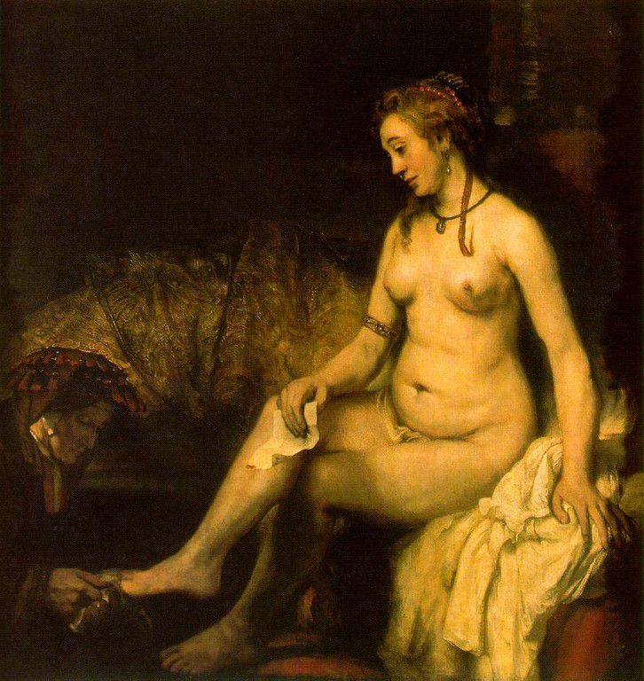 Bathsheba At Her Bath Rembrandt