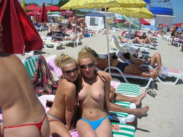 Beach Beauties Caught Topless On Crowded Sands Beach Beauties Caught Topless On Crowded Sands