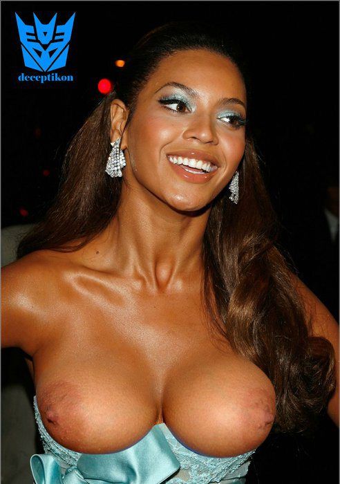 Beyonce Knowles Fake Nude Caption