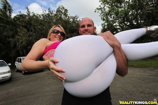 Big Booty White Spandex