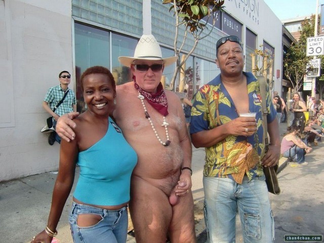 Black Public Nude