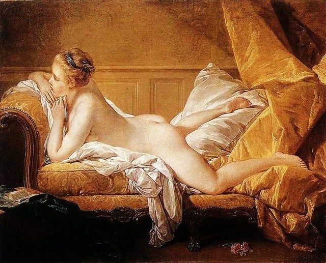 Boucher Girl Reclining