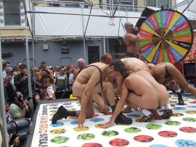 Boys Playing Twister Boys Playing Twister