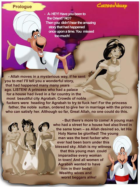 Cartoon Valley Aladdin Comic