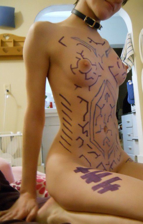 Cortana Body Paint Porn