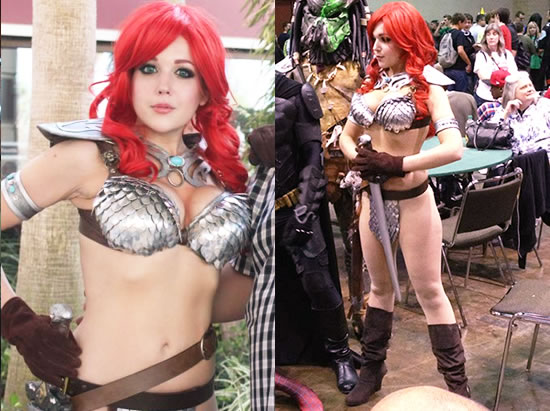 Cosplay Nicole Marie Jean Red Sonja Nude