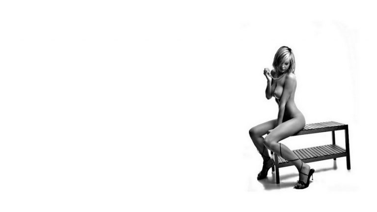 Cute Naked Blonde On Bench Cute Naked Blonde On Bench