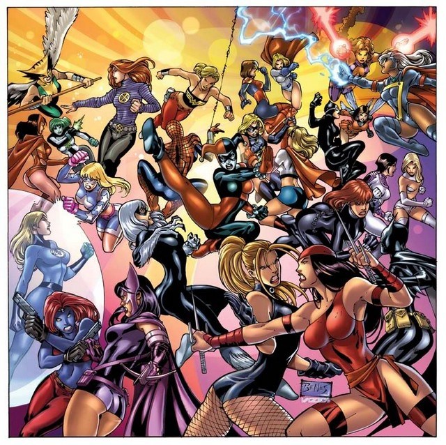Dc Vs Marvel Women Dc Vs Marvel Women