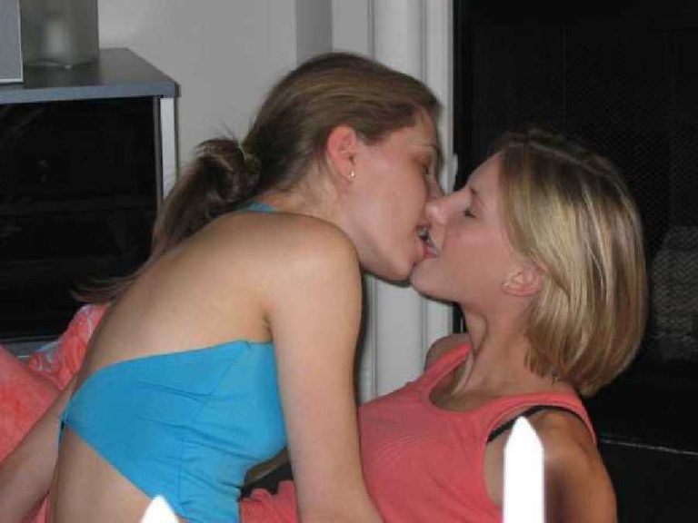 Dorm Lesbian Girls Kissing