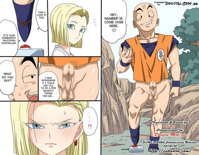 Dragon Ball Z Krillin Android 18 Hentai