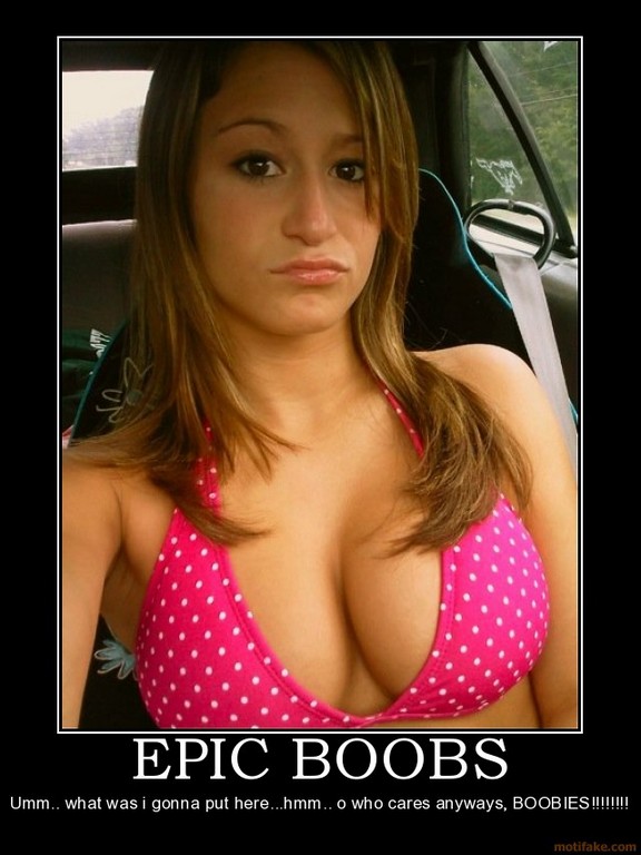 Epic Boobs Demotivational