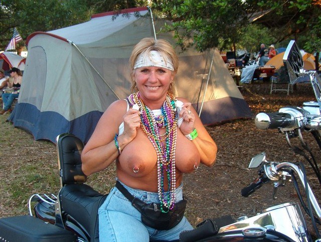 Flashing Tits At Biker Rally Flashing Tits At Biker Rally
