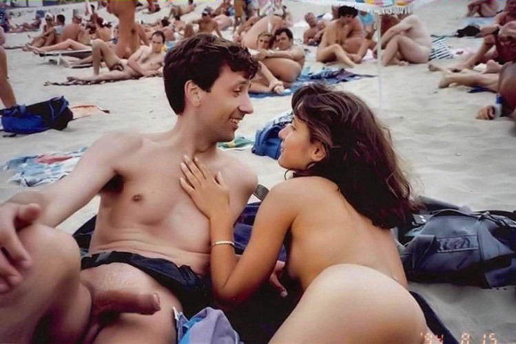 French Nude Beach Erection