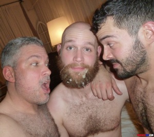 Gay Hairy Muscle Men Cum Facial Gay Hairy Muscle Men Cum Facial