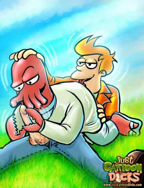 Gay Just Cartoon Dick S Futurama Porn