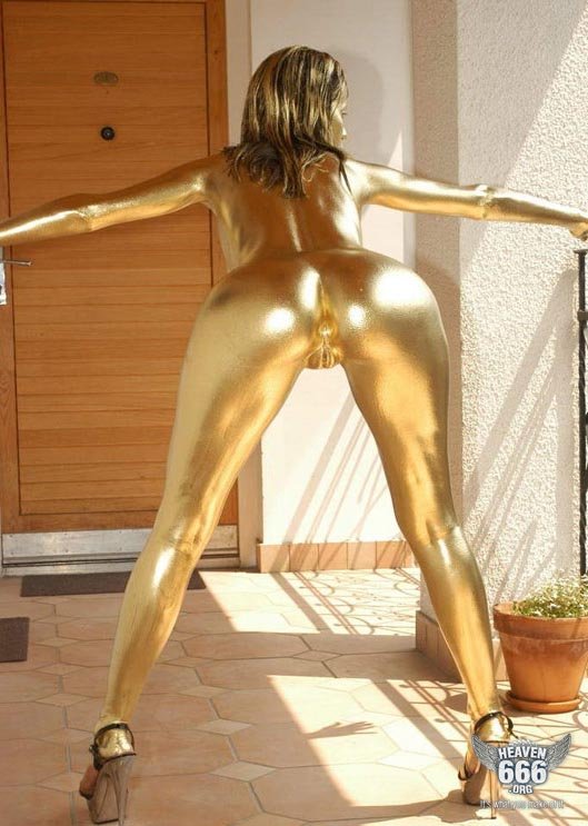 Gold Pussy Body Paint Gold Pussy Body Paint