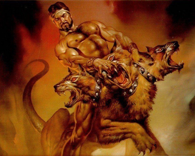 Greek Mythology Hercules And Cerberus Greek Mythology Hercules And Cerberus