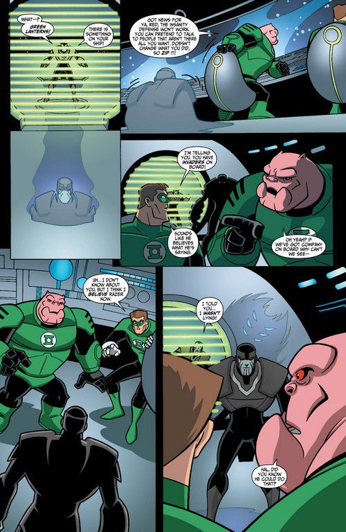Green Lantern Animated Series Comic