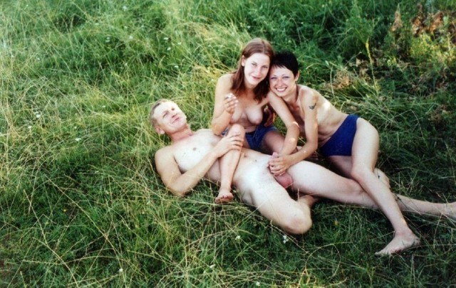 Handjob Mature Couples Outdoors