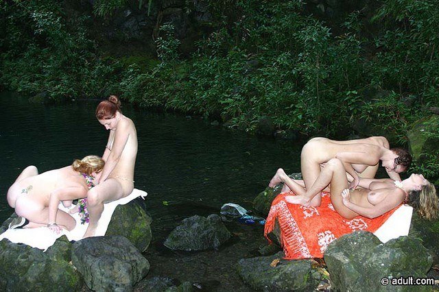 Hawaii Waterfall Nudes Hawaii Waterfall Nudes
