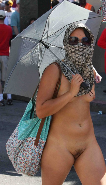 Hijab Nude Muslim Woman Naked In Public