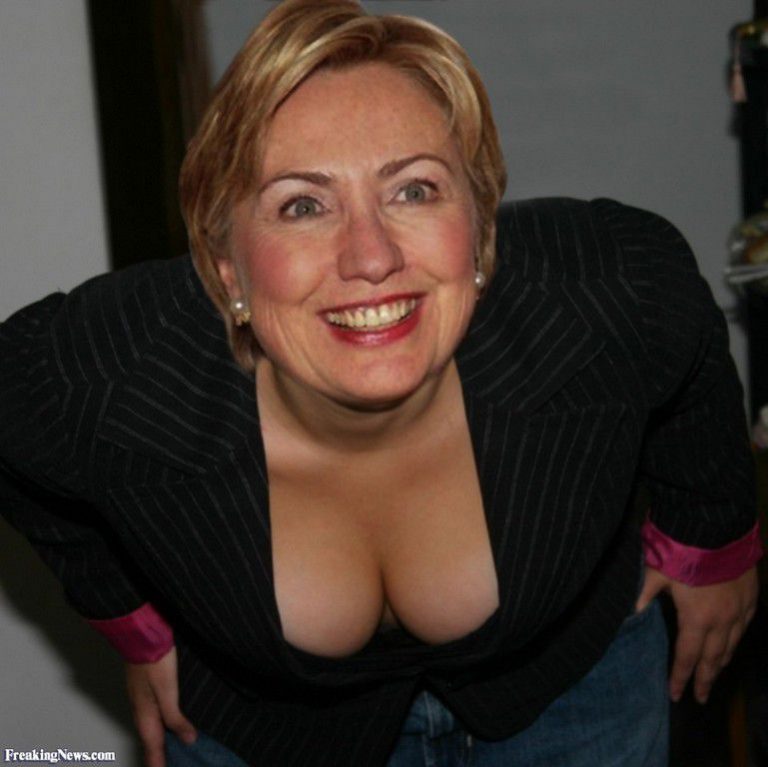 Hillary Clinton Cleavage