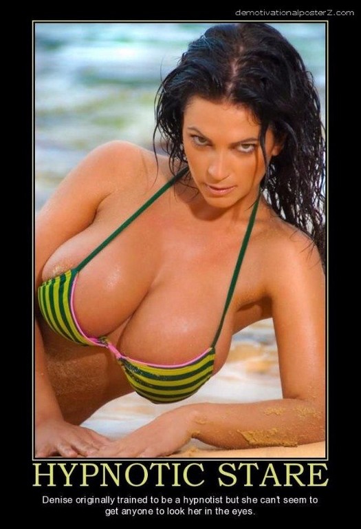Hypnotic Breasts Demotivational Hypnotic Breasts Demotivational