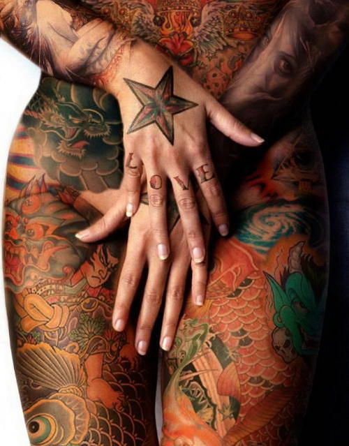 Japanese Full Body Tattoo Female Japanese Full Body Tattoo Female