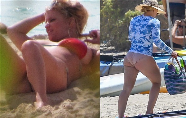 Jessica Simpsons Boobs Vs Hilary Duffs Booty In A Milf Bikini Battle Jessica Simpsons Boobs Vs Hilary Duffs Booty In A Milf Bikini Battle