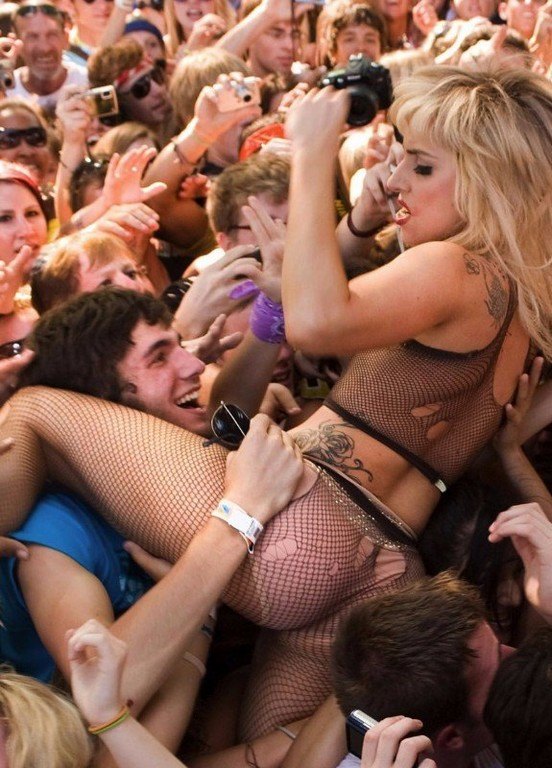Lady Gaga Nude Slip
