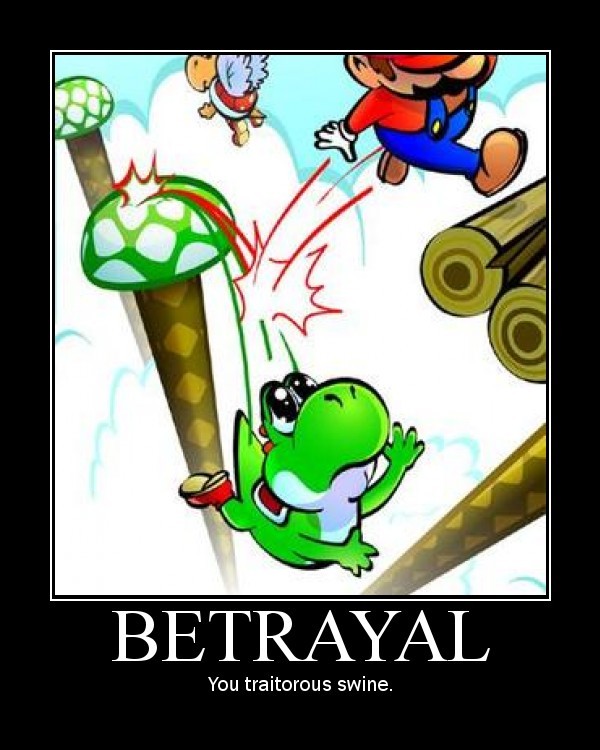 Mario Yoshi Betrayal Mario Yoshi Betrayal