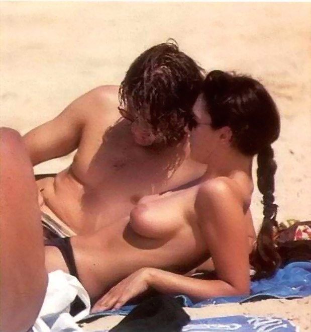 Monica Bellucci Sunbathing Nude