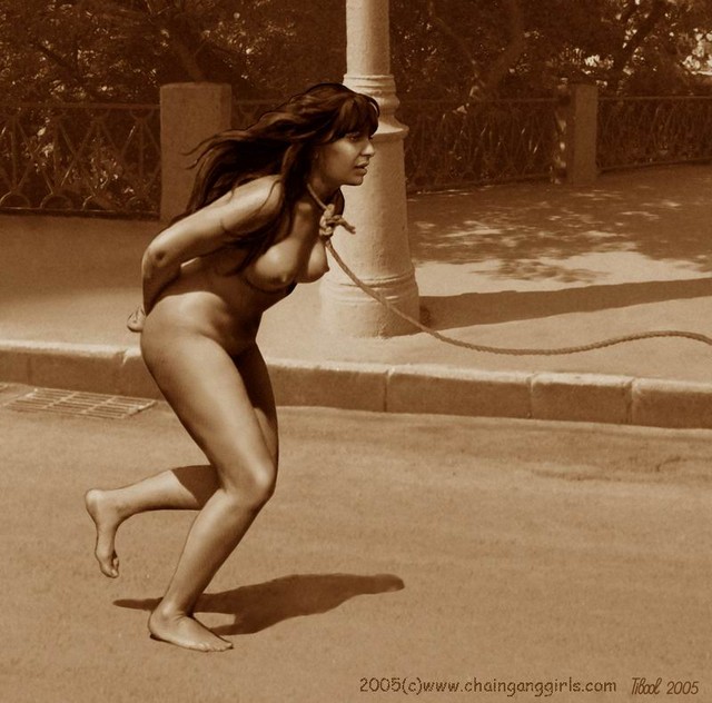 Naked Woman Running Nude