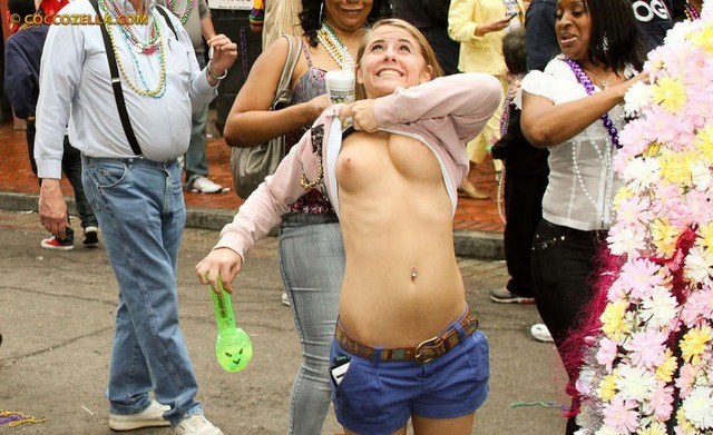 New Orleans Bourbon Street Mardi Gras Flashers New Orleans Bourbon Street Mardi Gras Flashers