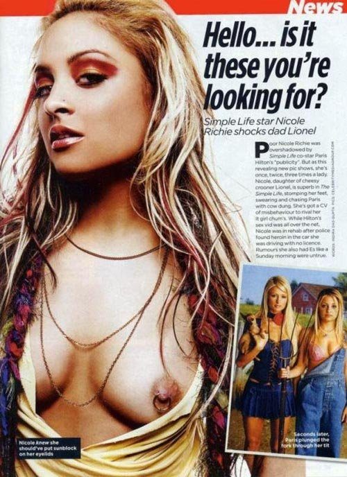 Nicole Richie Magazine Topless Nicole Richie Magazine Topless