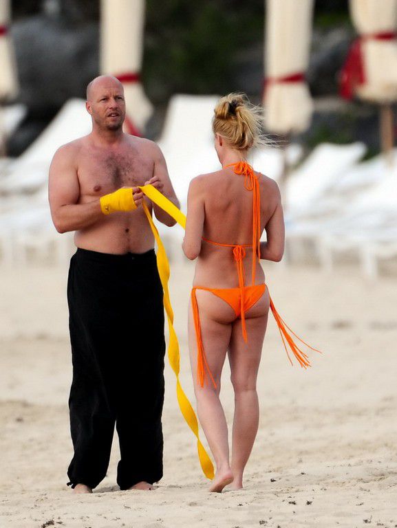 Nicollette Sheridan Beach