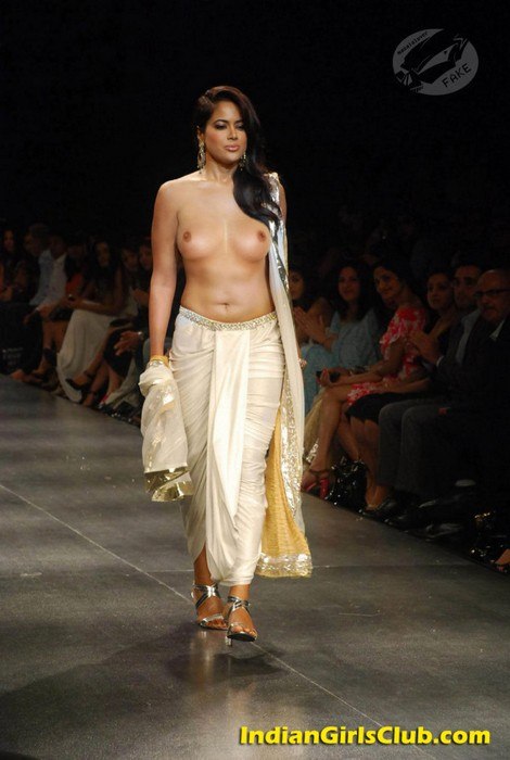 Nude Indian Fashion Show